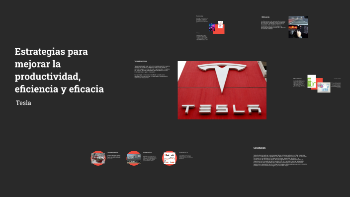 Estrategias de Productividad de Tesla by jean castillo on Prezi