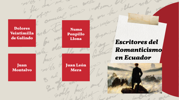 Escritores Del Romanticismo En Ecuador By Dome Benítez On Prezi