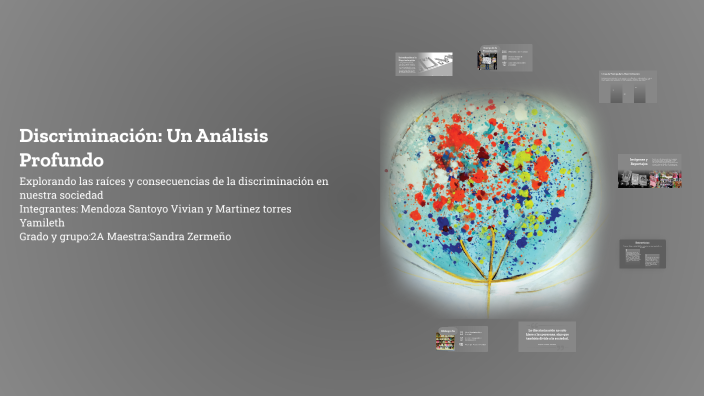 Discriminación: Un Análisis Profundo by Vivian Santoyo Hernandez on Prezi