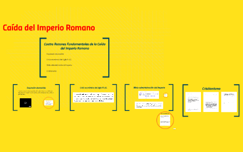Caída del Imperio Romano by Juan Aurelio Fernández on Prezi