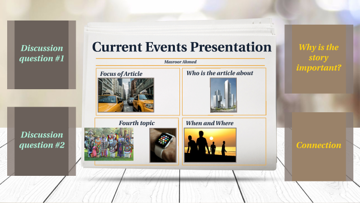 current event presentation