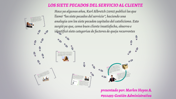 LOS 7 PECADOS DEL SERVICIO AL CLIENTE by Marlen Angulo