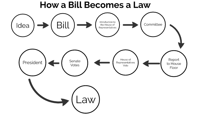 How A Bill Becomes A Law Flowchart