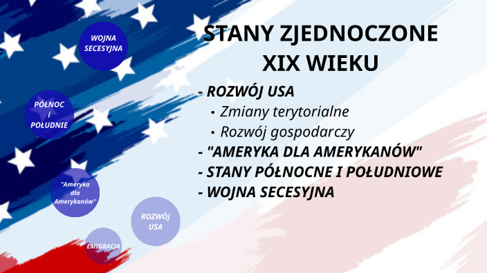 STANY ZJEDNOCZONE W XIX WIEKU by Wiktoria Kijaczko on Prezi