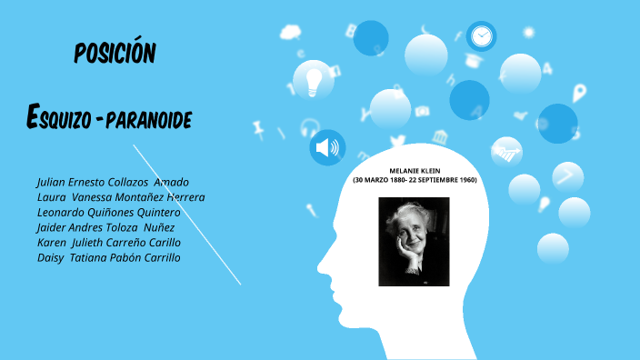 POSICIÓN ESQUIZOPARANOIDE MELANIE KLEIN by julian ernesto collazos