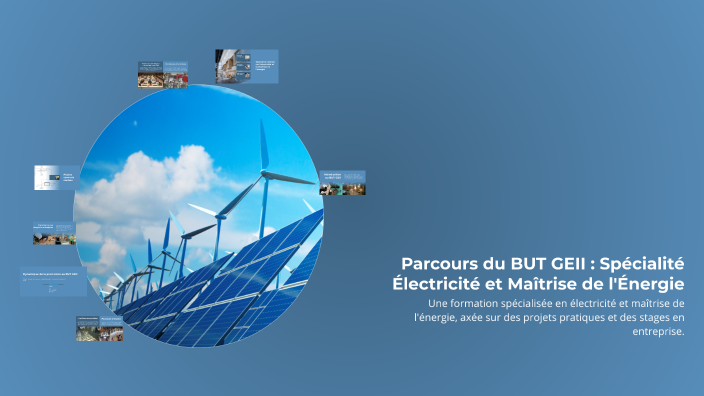 Parcours du BUT GEII : Spécialité Électricité et Maîtrise de l'Énergie ...