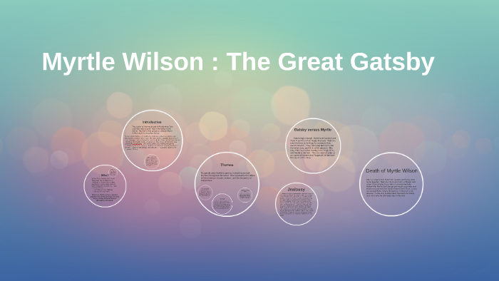 Myrtle Wilson The Great Gatsby By Taya Smith