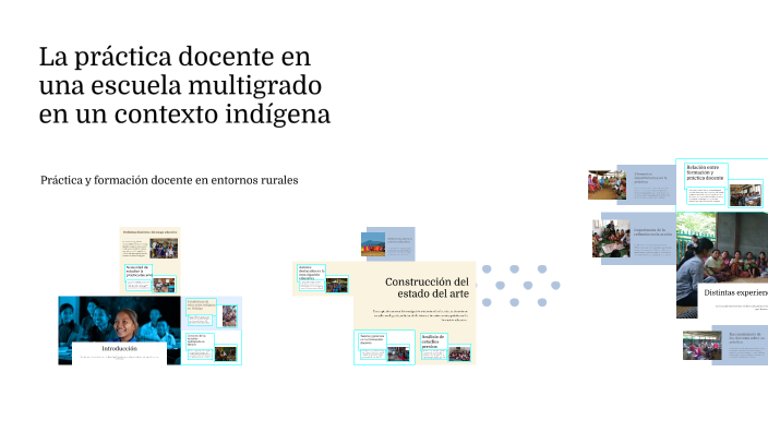 La práctica docente en una escuela multigrado en un contexto indígena