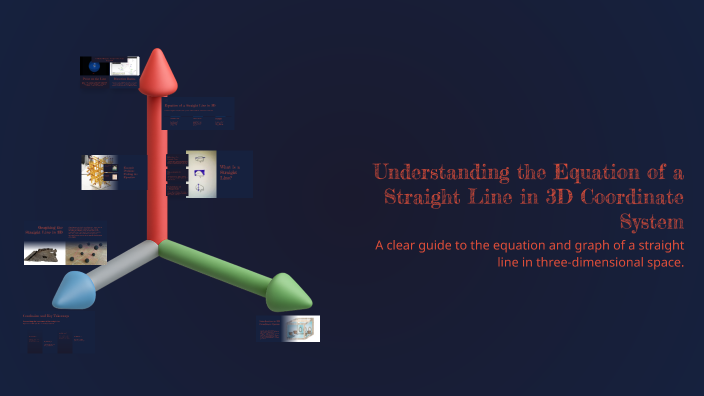 Line In 3d Understanding the Equation of a Straight Line in 3D Coordinate System ...