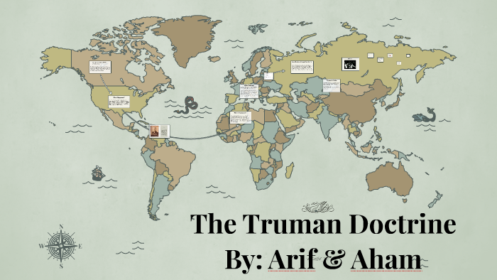 truman doctrine map