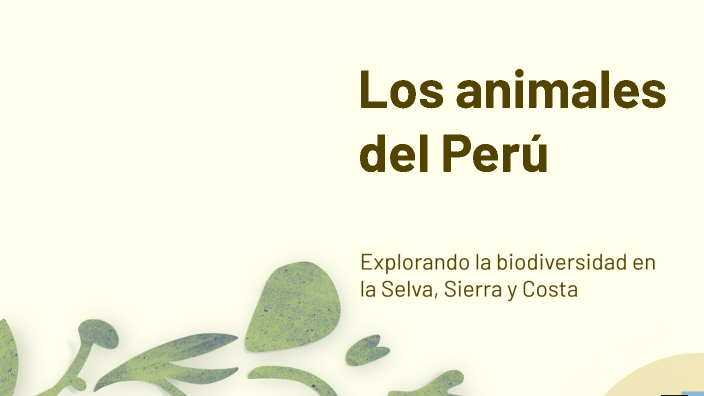 La Selva Peruana by Natalie Balarezo on Prezi