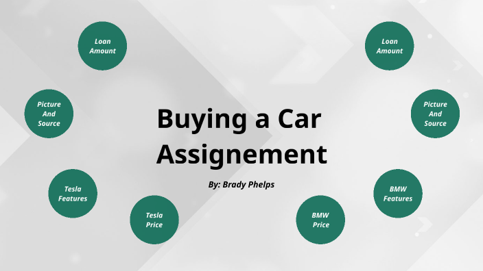 buy a car assignment