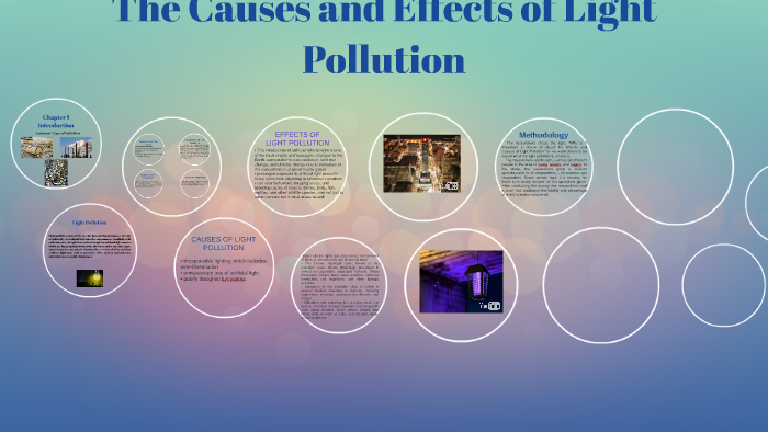 The Causes and Effects of Light Pollution by kim francsico