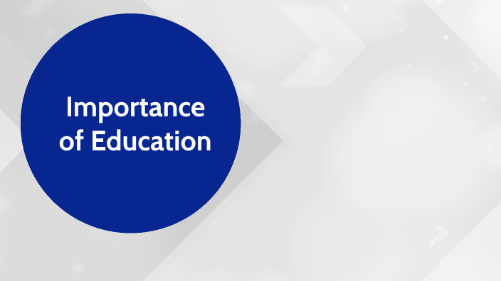 Education importance fys111 by Dante Marshall on Prezi