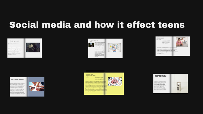 Social media and how it effects teens by Kyle McNeal on Prezi