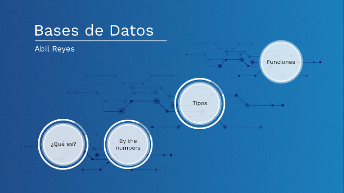 Bases de datos by Abil Reyes on Prezi