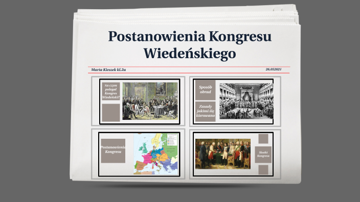 Postanowienia Kongresu Wiedeńskiego by Marta Kieszek on Prezi