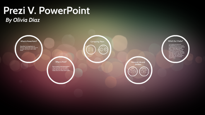 Prezi V. PowerPoint by Olivia Diaz on Prezi
