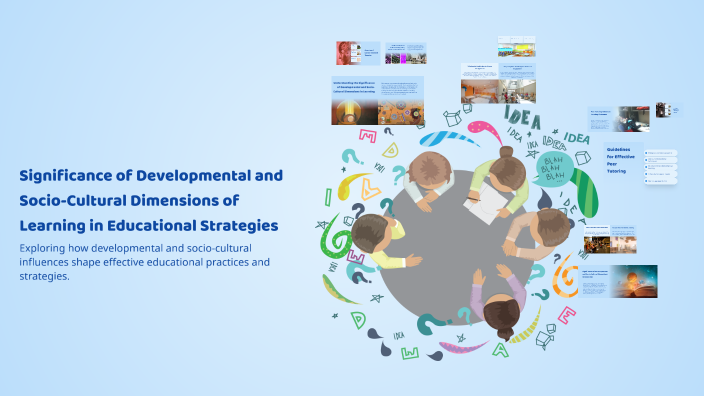 Significance of Developmental and Socio-Cultural Dimensions of Learning ...