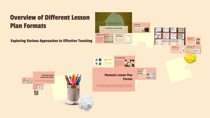 Overview of Different Lesson Plan Formats by Mirjalol Shodmonov on Prezi
