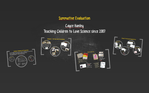 Summative Evaluation by Cayce Hanley on Prezi