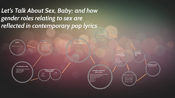Let's Talk About Sex, Baby; and the gender roles by Megan on Prezi