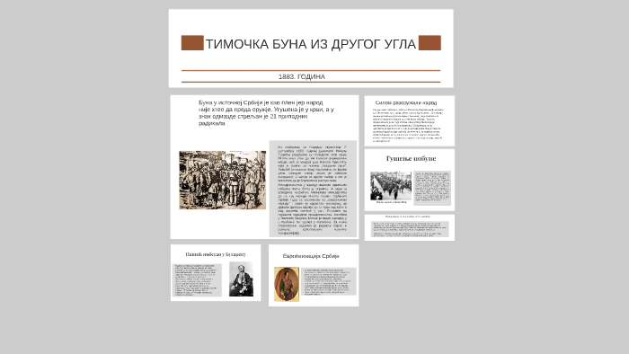 ТИМОЧКА БУНА ИЗ ДРУГОГ УГЛА by Teodora Andjelkovic on Prezi