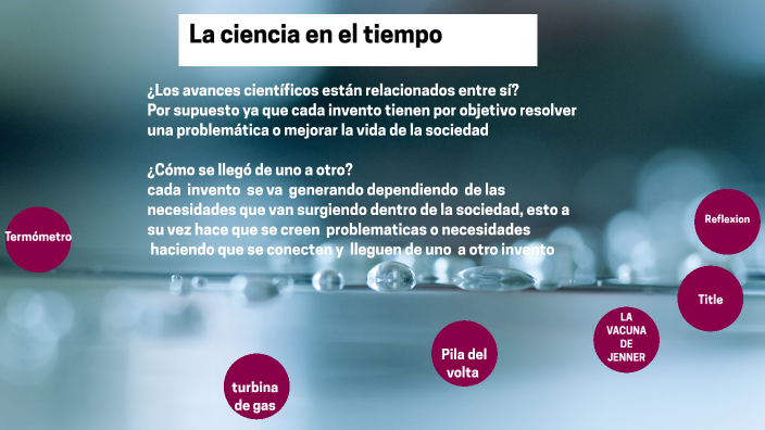 La ciencia en el tiempo by Melissa aimee Cortes baez on Prezi