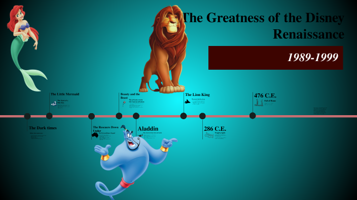 Disney Renesance the Greatness of the Disney Renaissance by Mykol Clark on Prezi