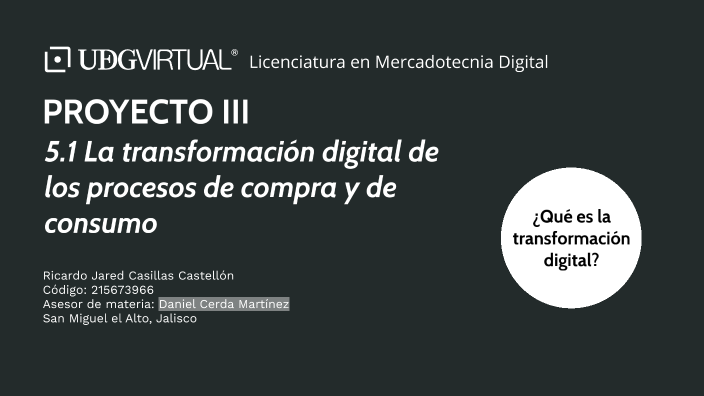 51 La Transformación Digital De Los Procesos De Compra Y De Consumo By Ricardo Jared Casillas 5217