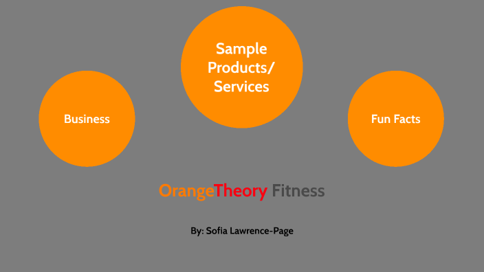 Orange Theory by Sofia Lawrence Page on Prezi