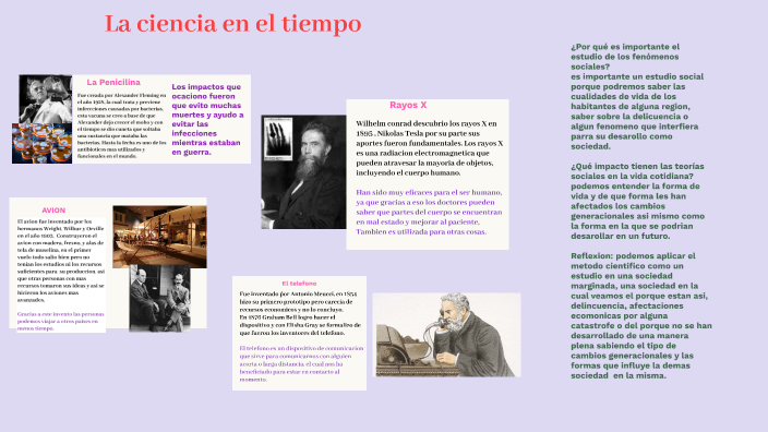 La ciencia en el tiempo by Sarai Martinez Trejo on Prezi