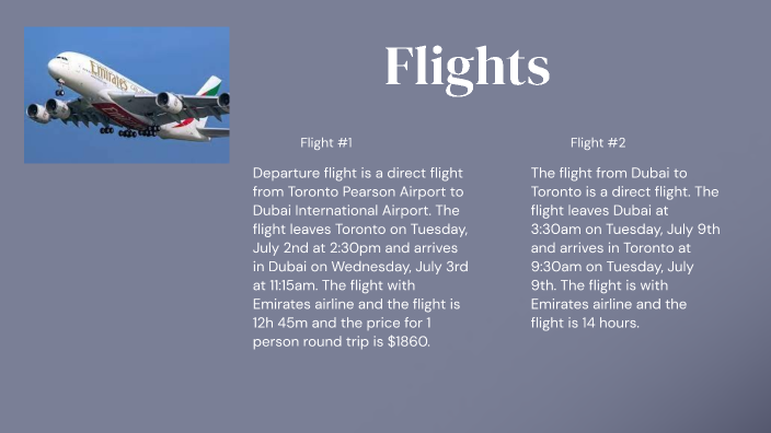 Dubai Travel Project by Nathan Thibault on Prezi