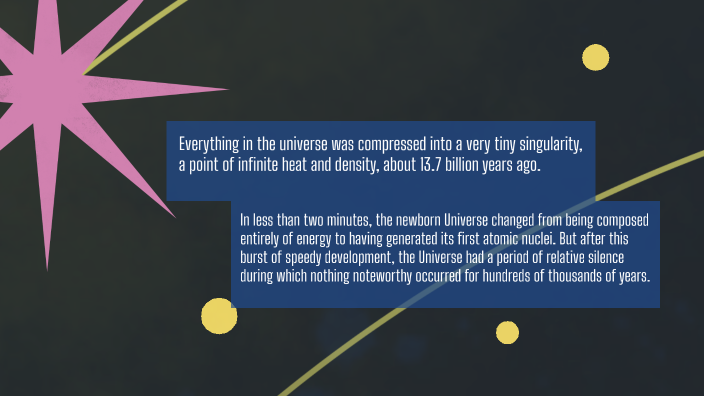 TIMELINE OF THE UNIVERSE by Louise on Prezi