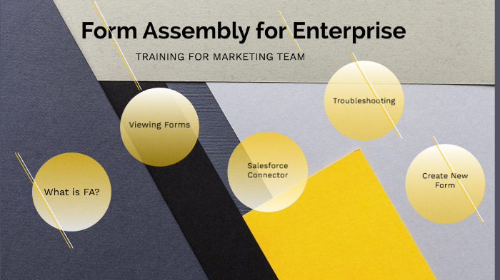 Form Assembly Training : Your Solution to Web Form Blues – CTMLAE