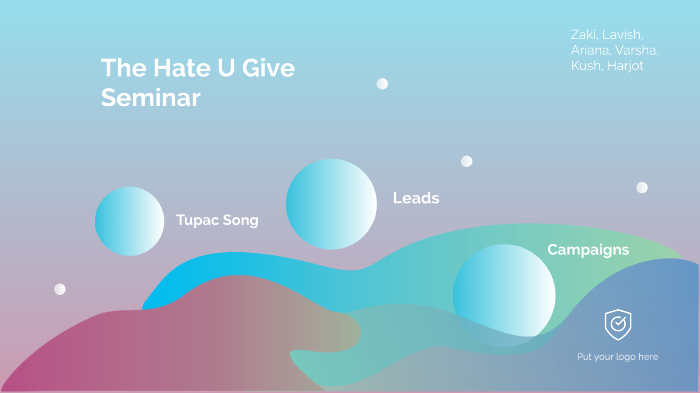 The Hate U Give Seminar by Ariana Nadir on Prezi