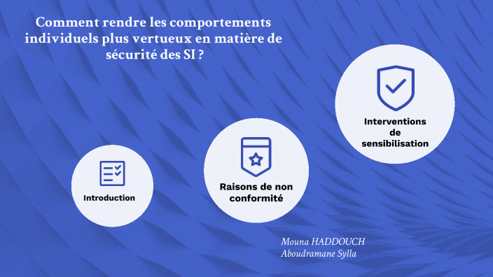 Sécurité des SI by Sylla ABOUDRAMANE on Prezi