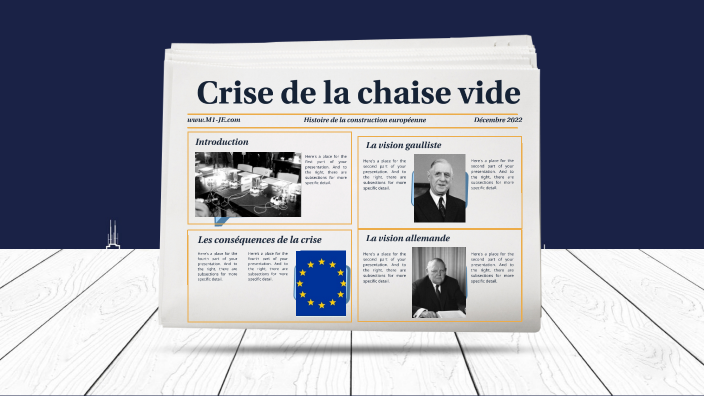 Crise de la chaise vide by Lucie Martin