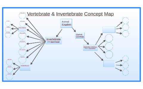 Vertebrate & Invertebrate Concept Map by Jaylen Shriver