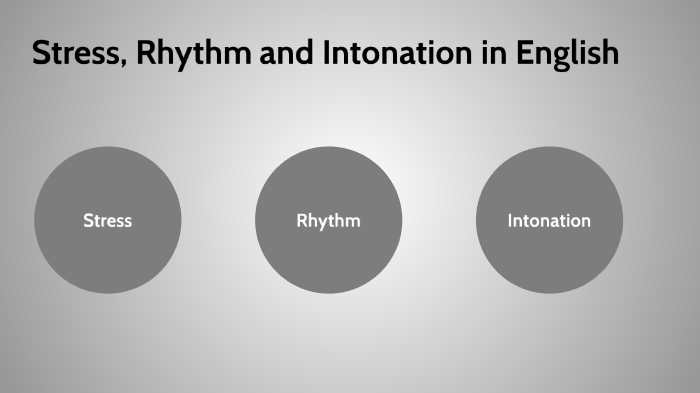 essay on stress and rhythm