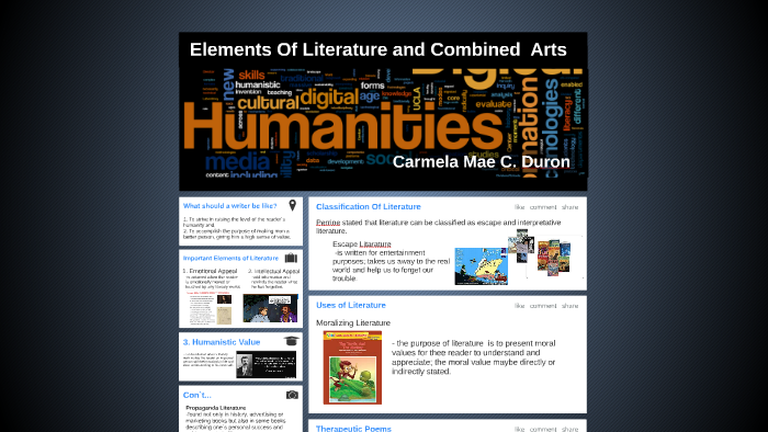 Elements Of Literature and Combined Arts by carmela mae duron on Prezi