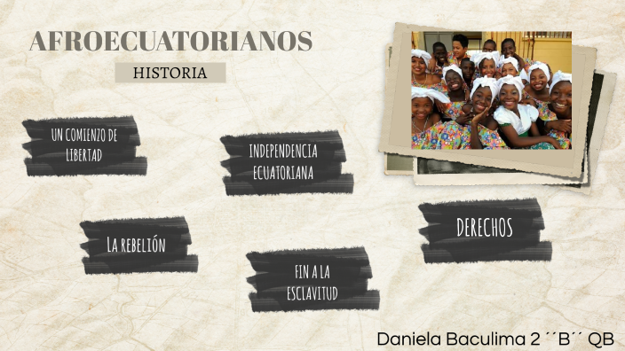 Historia de la población Afroecuatoriana by Daniela Baculima on Prezi