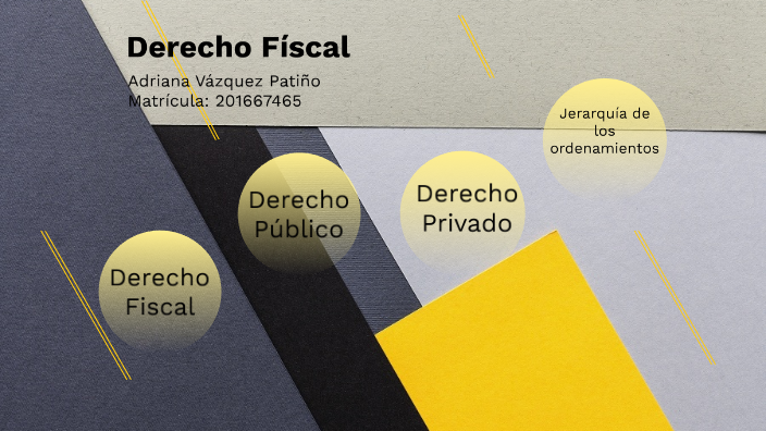 Derecho Fiscal Y Su Relación Con Otras Ramas Del Derecho By Adriana