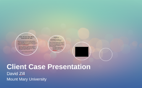 client case presentation example