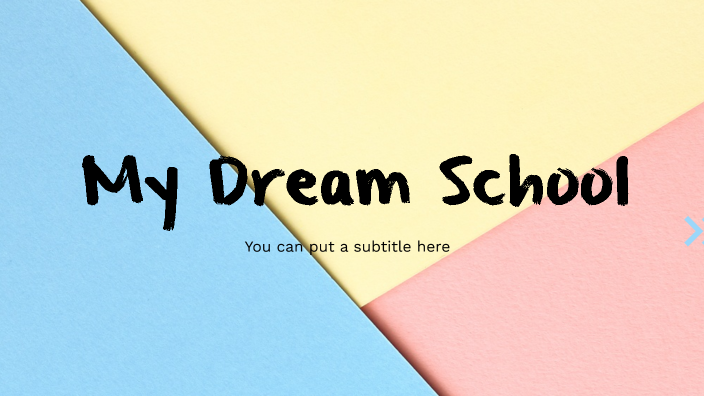 My dream school by VANESSA CORDONE on Prezi