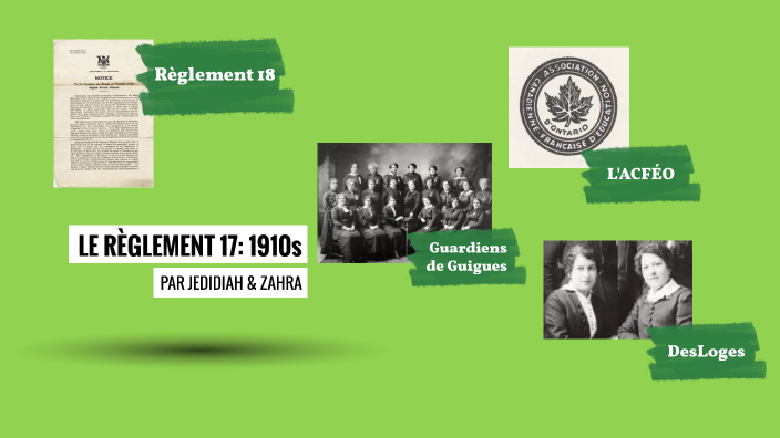 L volution du Canada R glement 17 by Jedidiah Adeleye on Prezi