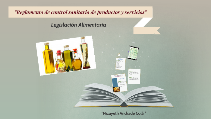 Reglamento de control sanitario de productos y servicios by nizayeth