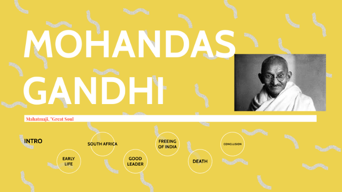 Mohandas Gandhi by Lila Mock on Prezi