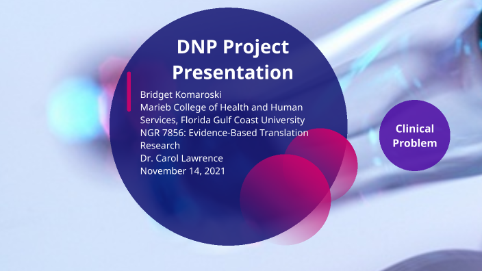 dnp scholarly project presentation powerpoint