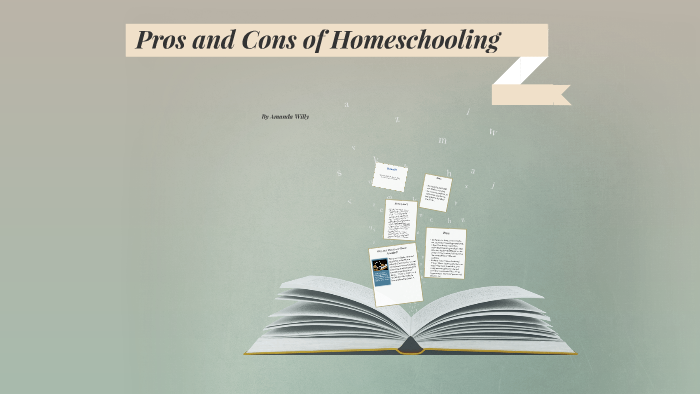 pros and cons of homeschooling essay